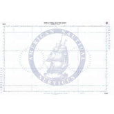 British Admiralty Nautical Chart D6340: Lat. 57° to 60° N. and S. 949 x 606mm